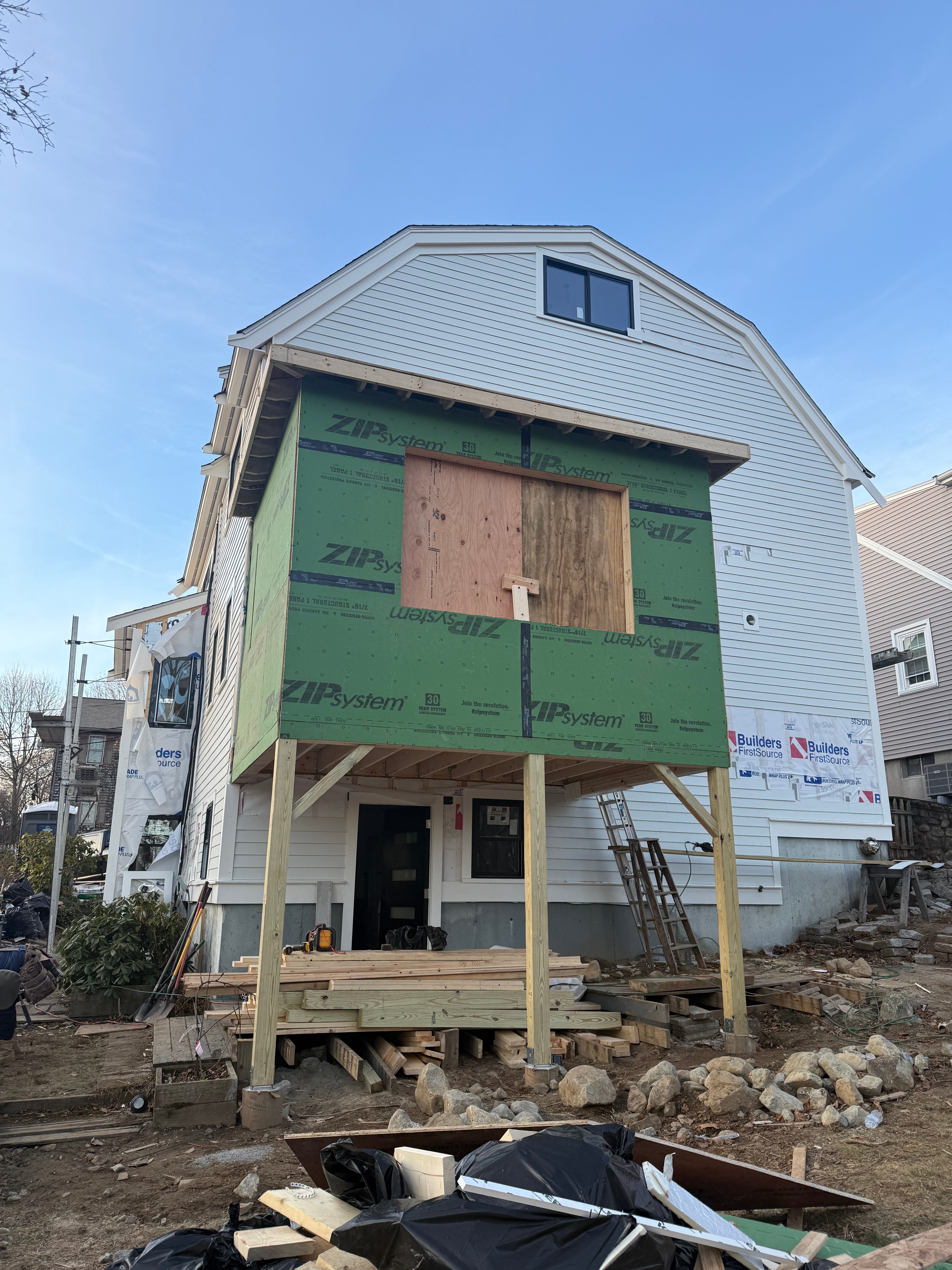 Front View Addition - ZIP System Sheathing Installation